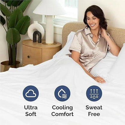 Juego De Sábanas De 800 Hilos 100% Algodón Egipcio, Juego De 4 Pzas, Tejido De Satén, Ropa De Cama De Lujo Suave, Se Ajusta a Bolsillos De Hasta 15" Pulgadas De Profundidad (Burdeos Sólido, Tamaño Full)